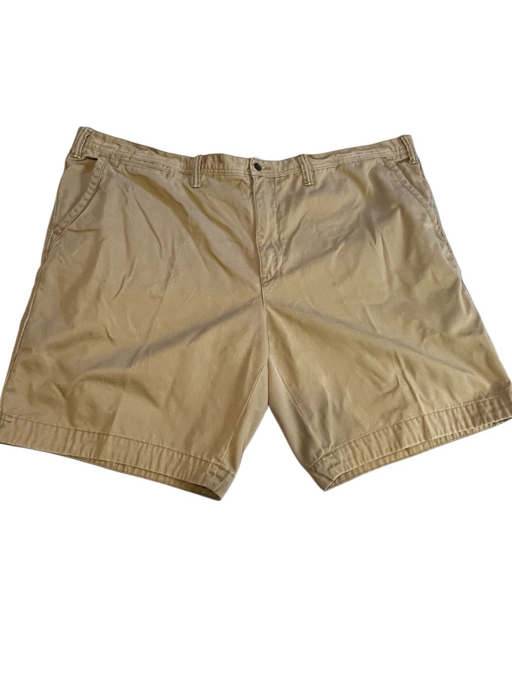 Polo by Ralph Lauren Tan Flat Front Classic Fit Shorts